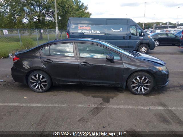 12716062 :رقم المزاد ، 2HGFB2F71DH018384 vin ، 2013 Honda Civic Touring مزاد بيع