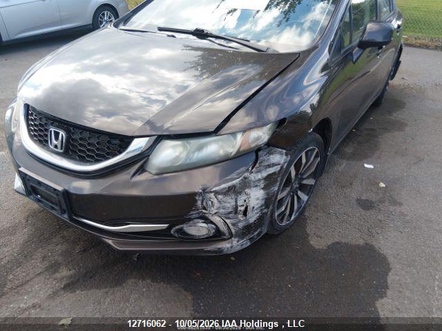 12716062 :رقم المزاد ، 2HGFB2F71DH018384 vin ، 2013 Honda Civic Touring مزاد بيع