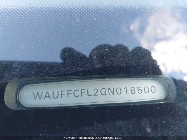 12716067 :رقم المزاد ، WAUFFCFL2GN016500 vin ، 2016 Audi A4 Progressiv Plus مزاد بيع