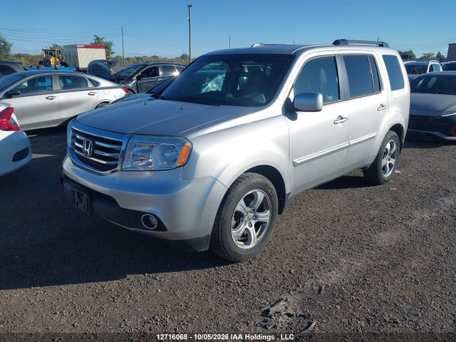 12716068 :رقم المزاد ، 5FNYF4H56EB503582 vin ، 2014 Honda Pilot Exl مزاد بيع