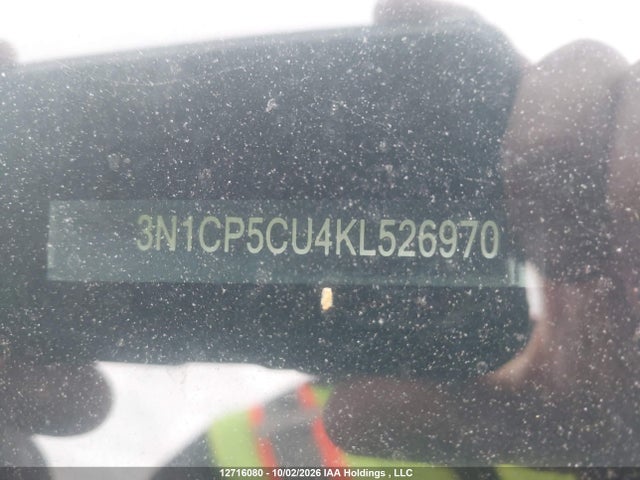 Продаж на аукціоні авто 2019 Nissan Kicks S/sr/sv, vin: 3N1CP5CU4KL526970, номер лоту: 12716080