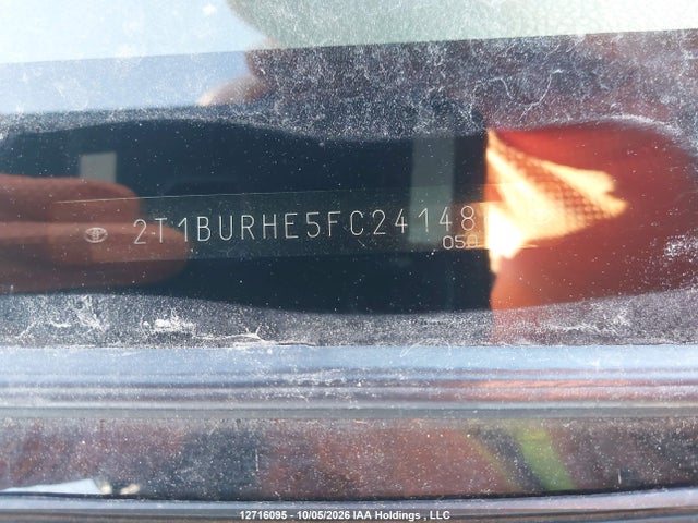 2T1BURHE5FC241486 Toyota COROLLA LE