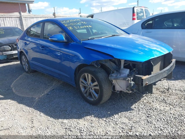 12716104 :رقم المزاد ، KMHD84LFXJU524196 vin ، 2018 Hyundai Elantra Gl Se مزاد بيع