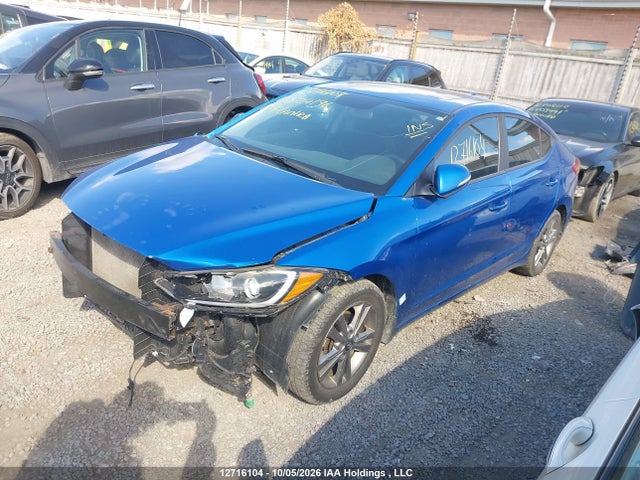 12716104 :رقم المزاد ، KMHD84LFXJU524196 vin ، 2018 Hyundai Elantra Gl Se مزاد بيع