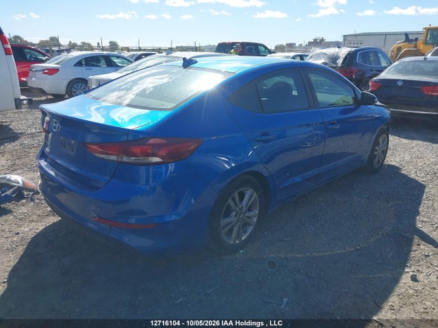 12716104 :رقم المزاد ، KMHD84LFXJU524196 vin ، 2018 Hyundai Elantra Gl Se مزاد بيع