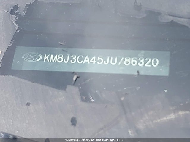Продаж на аукціоні авто 2018 Hyundai Tucson Premium 2.0l, vin: KM8J3CA45JU786320, номер лоту: 12697169