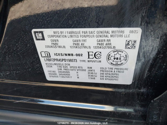 Продажа на аукционе авто 2023 Buick Envision Essence Awd, vin: LRBFZPR45PD198073, номер лота: 12709270
