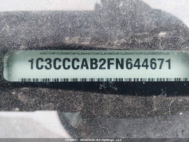 Продаж на аукціоні авто 2015 Chrysler 200 Limited, vin: 1C3CCCAB2FN644671, номер лоту: 12709821