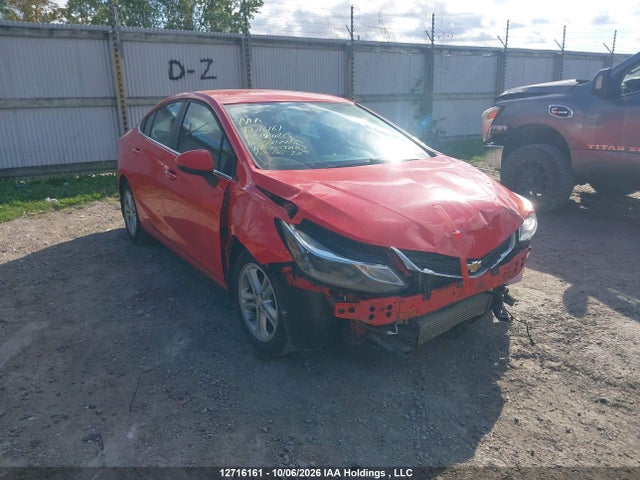 12716161 :رقم المزاد ، 3G1BE5SM4HS504412 vin ، 2017 Chevrolet Cruze Lt مزاد بيع