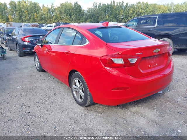 12716161 :رقم المزاد ، 3G1BE5SM4HS504412 vin ، 2017 Chevrolet Cruze Lt مزاد بيع