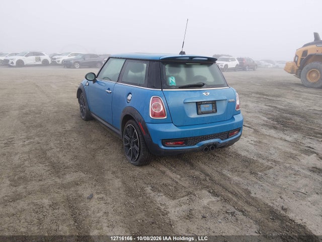 12716166 :رقم المزاد ، WMWSV3C57CT387312 vin ، 2012 Mini Cooper S مزاد بيع