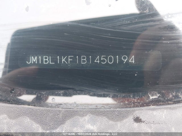 12716206 :رقم المزاد ، JM1BL1KF1B1450194 vin ، 2011 Mazda Mazda3 Gx مزاد بيع