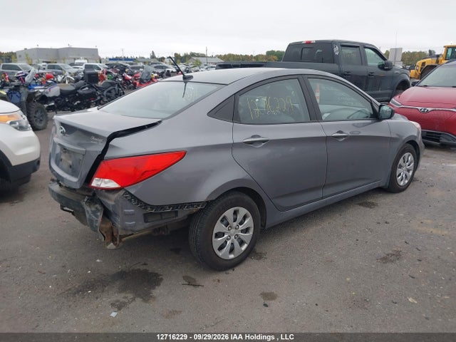 12716229 :رقم المزاد ، KMHCT4AE2GU001512 vin ، 2016 Hyundai Accent Se مزاد بيع