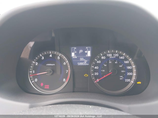 12716229 :رقم المزاد ، KMHCT4AE2GU001512 vin ، 2016 Hyundai Accent Se مزاد بيع