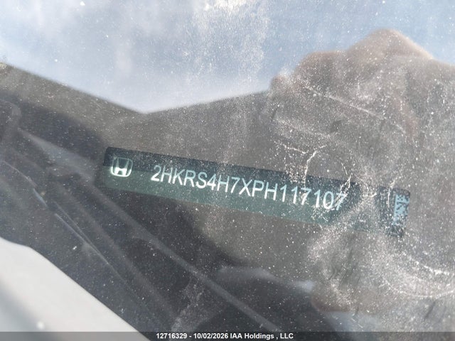 2023 Honda Cr-v Ex-l მანქანა იყიდება აუქციონზე, vin: 2HKRS4H7XPH117107, აუქციონის ნომერი: 12716329