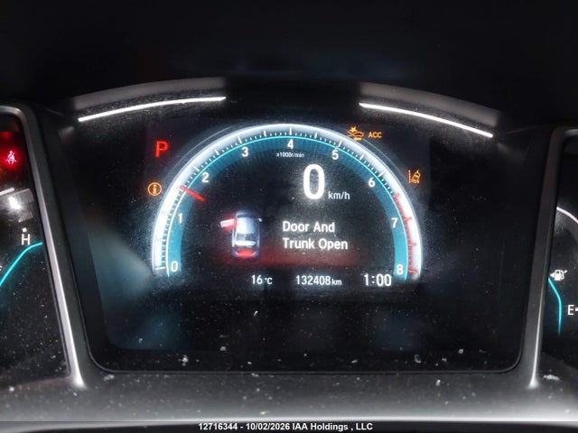 Продаж на аукціоні авто 2019 Honda Civic Touring, vin: 2HGFC1F94KH100695, номер лоту: 12716344
