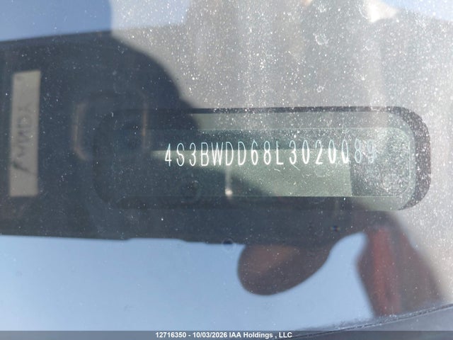2020 Subaru Legacy Touring მანქანა იყიდება აუქციონზე, vin: 4S3BWDD68L3020089, აუქციონის ნომერი: 12716350
