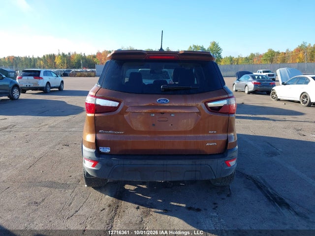 2020 Ford Ecosport Ses მანქანა იყიდება აუქციონზე, vin: MAJ6S3JL0LC316621, აუქციონის ნომერი: 12716361