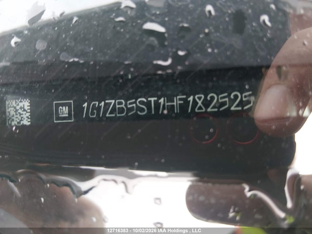 12716383 :رقم المزاد ، 1G1ZB5ST1HF182525 vin ، 2017 Chevrolet Malibu Ls مزاد بيع