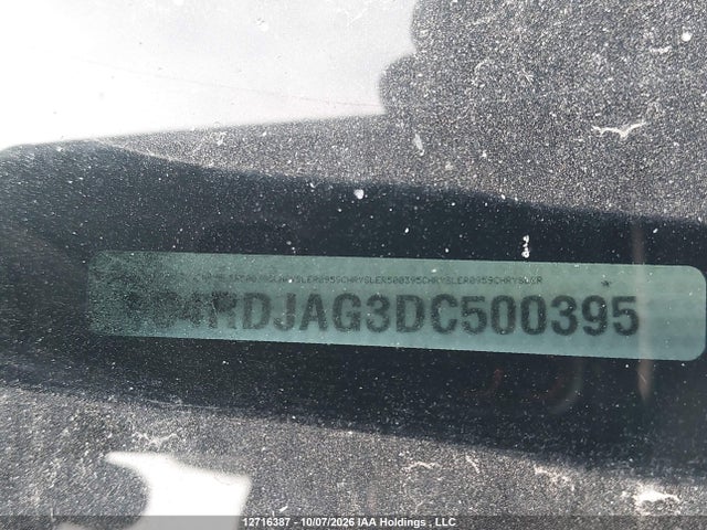 Aukcja sprzedaży 2013 Dodge Durango Sxt, vin: 1C4RDJAG3DC500395, numer aukcji: 12716387