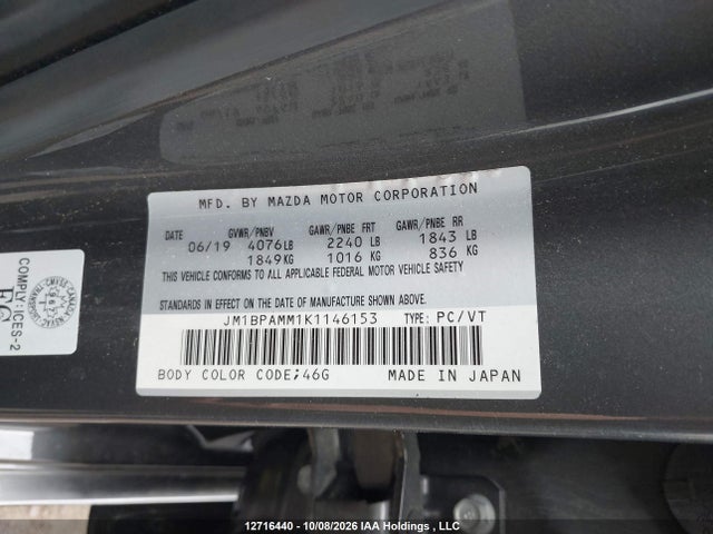 Mazda 3 2019 JM1BPAMM1K1146153 Image 18