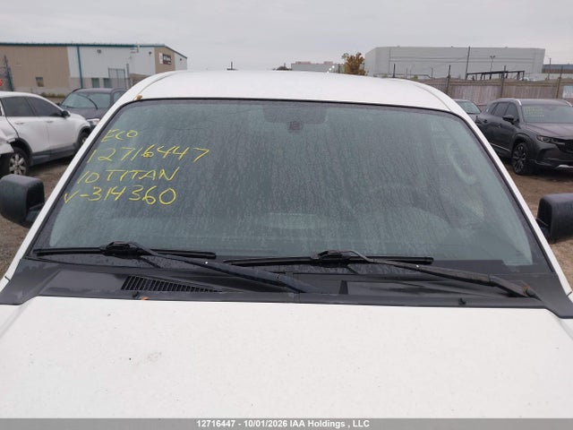 2010 Nissan Titan Xe მანქანა იყიდება აუქციონზე, vin: 1N6AA0EJ3AN314360, აუქციონის ნომერი: 12716447