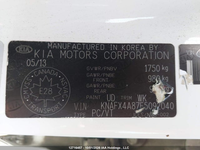 KIA Forte 2014 KNAFX4A87E5092040 Image 18