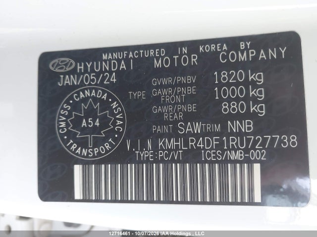 KMHLR4DF1RU727738 Hyundai Elantra