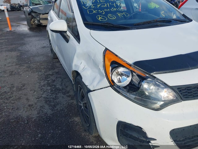 2016 Kia Rio Lx მანქანა იყიდება აუქციონზე, vin: KNADM5A39G6572149, აუქციონის ნომერი: 12716465