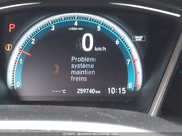 2016 Honda Civic Ex მანქანა იყიდება აუქციონზე, vin: 2HGFC2F77GH010288, აუქციონის ნომერი: 12716479