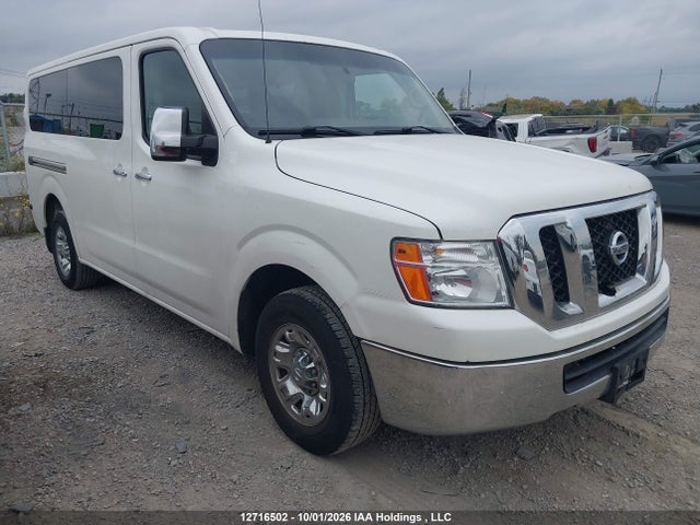 12716502 :رقم المزاد ، 5BZBF0AA4HN853417 vin ، 2017 Nissan Nv Passenger Nv3500 Hd Sv V6 مزاد بيع