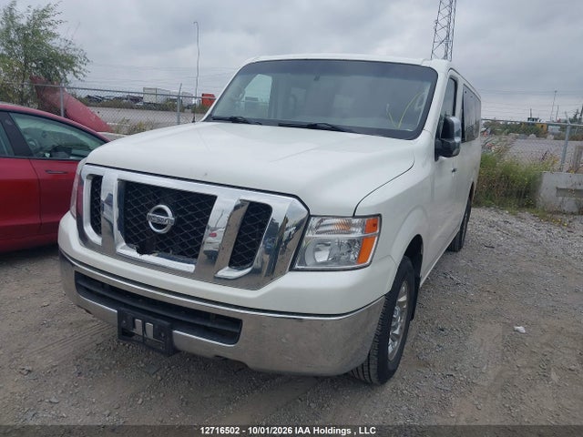 12716502 :رقم المزاد ، 5BZBF0AA4HN853417 vin ، 2017 Nissan Nv Passenger Nv3500 Hd Sv V6 مزاد بيع