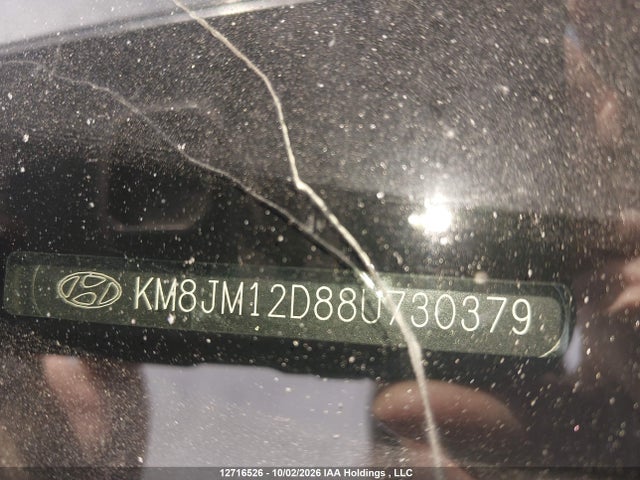 Aukcja sprzedaży 2008 Hyundai Tucson Gl V6/limited, vin: KM8JM12D88U730379, numer aukcji: 12716526