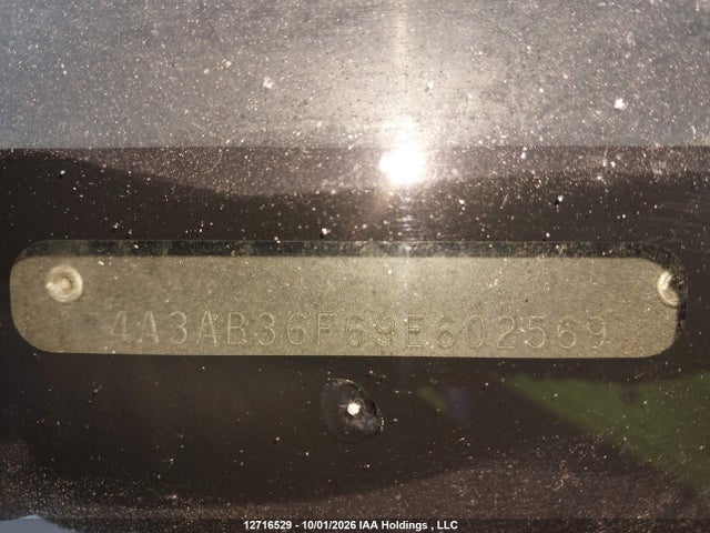 12716529 :رقم المزاد ، 4A3AB36F69E602569 vin ، 2009 Mitsubishi Galant Es مزاد بيع