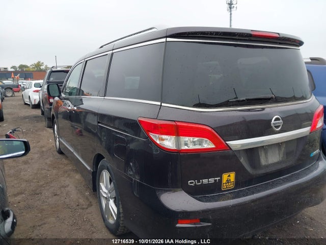 Продаж на аукціоні авто 2011 Nissan Quest S/sv/sl/le, vin: JN8AE2KP6B9000342, номер лоту: 12716539