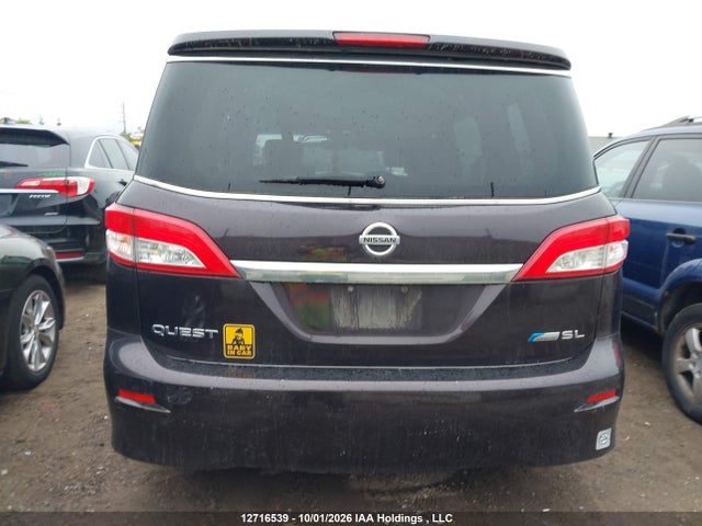 Продаж на аукціоні авто 2011 Nissan Quest S/sv/sl/le, vin: JN8AE2KP6B9000342, номер лоту: 12716539