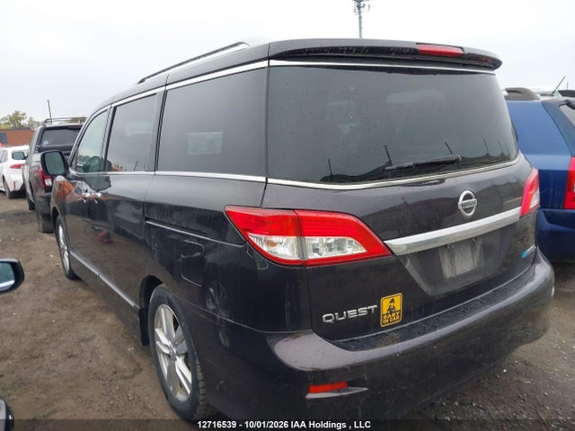 Продаж на аукціоні авто 2011 Nissan Quest S/sv/sl/le, vin: JN8AE2KP6B9000342, номер лоту: 12716539