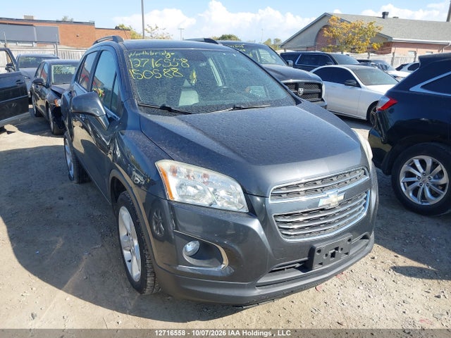 2016 Chevrolet Trax Ltz მანქანა იყიდება აუქციონზე, vin: 3GNCJRSB5GL150588, აუქციონის ნომერი: 12716558