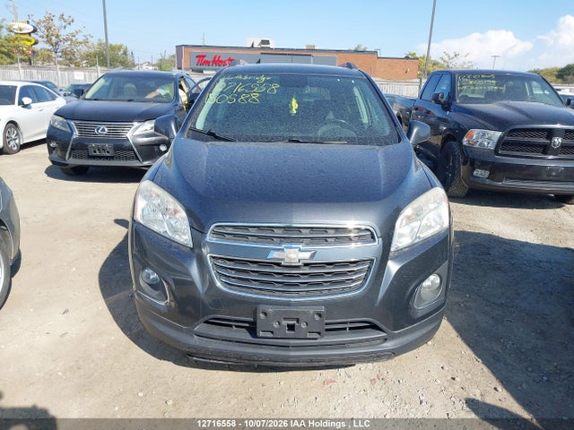 2016 Chevrolet Trax Ltz მანქანა იყიდება აუქციონზე, vin: 3GNCJRSB5GL150588, აუქციონის ნომერი: 12716558
