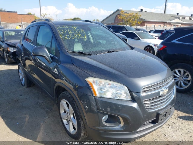 2016 Chevrolet Trax Ltz მანქანა იყიდება აუქციონზე, vin: 3GNCJRSB5GL150588, აუქციონის ნომერი: 12716558