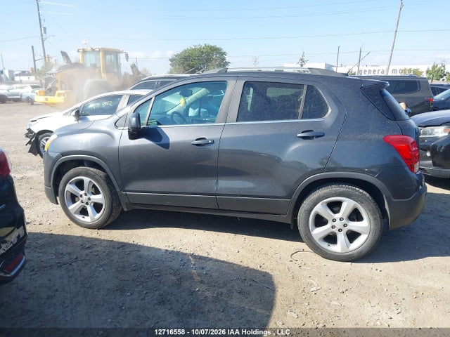 2016 Chevrolet Trax Ltz მანქანა იყიდება აუქციონზე, vin: 3GNCJRSB5GL150588, აუქციონის ნომერი: 12716558