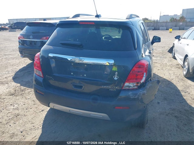 2016 Chevrolet Trax Ltz მანქანა იყიდება აუქციონზე, vin: 3GNCJRSB5GL150588, აუქციონის ნომერი: 12716558
