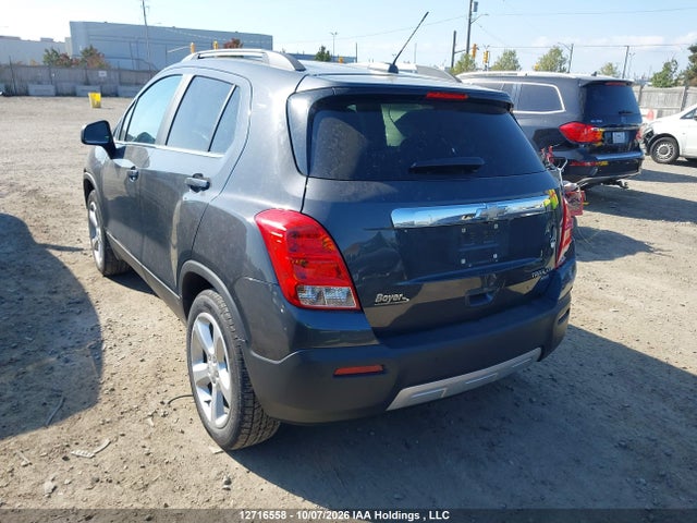 2016 Chevrolet Trax Ltz მანქანა იყიდება აუქციონზე, vin: 3GNCJRSB5GL150588, აუქციონის ნომერი: 12716558