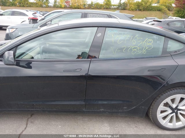 Продажа на аукционе авто 2022 Tesla Model 3, vin: 5YJ3E1EB9NF278516, номер лота: 12716568