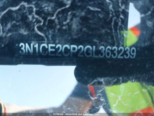 12709326 :رقم المزاد ، 3N1CE2CP2GL363239 vin ، 2016 Nissan Versa Note 1.6 S/1.6 Sl/1.6 Sr/1.6 Sv مزاد بيع