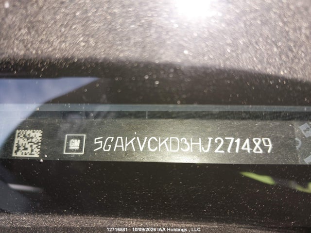 Продажа на аукционе авто 2017 Buick Enclave Premium, vin: 5GAKVCKD3HJ271489, номер лота: 12716581