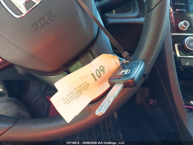2019 Honda Civic Lx მანქანა იყიდება აუქციონზე, vin: 2HGFC2F53KH036460, აუქციონის ნომერი: 12716612