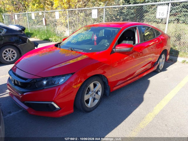 2019 Honda Civic Lx მანქანა იყიდება აუქციონზე, vin: 2HGFC2F53KH036460, აუქციონის ნომერი: 12716612