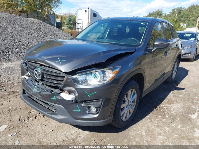 12716614 :رقم المزاد ، JM3KE2CY6G0793524 vin ، 2016 Mazda Cx-5 Gs مزاد بيع
