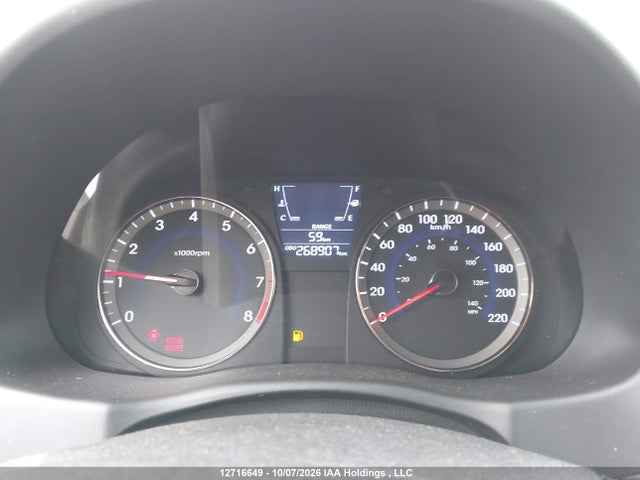 12716649 :رقم المزاد ، KMHCT5AE0DU110469 vin ، 2013 Hyundai Accent Gls/gs مزاد بيع